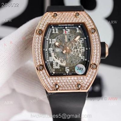 Copy Richard Mille 030 Diamond Watch Automatic For Men watches