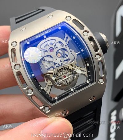 ZF Factory Richard Mille RM 052 Skull Tourbillon Watch Titanium watches