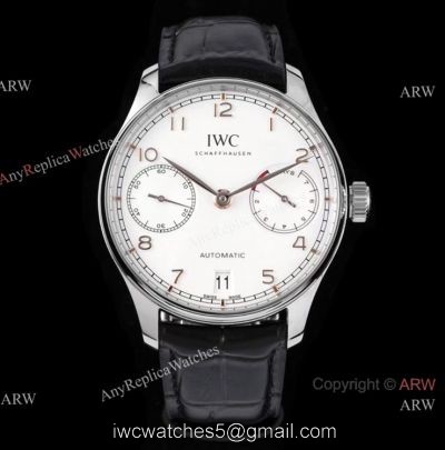 ZF Factory 1:1 Super Clone IWC Portugieser 7 Days Men Watch Rose Gold Arabic Dial watches