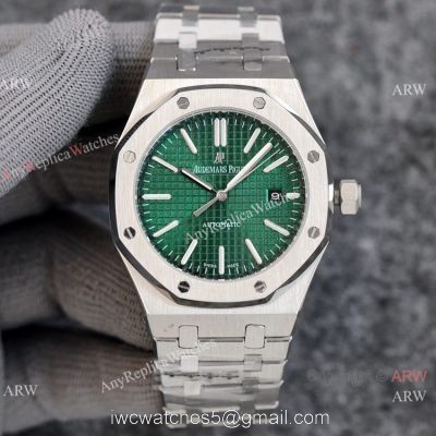 NEW! Audemars Piguet Royal Oak 15500 41mm Automatic Watches New Olive Green Dial watches