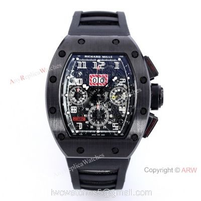 Best Copy Richard Mille RM 011-FM Chronograph Carbon Watch Automatic For Men watches