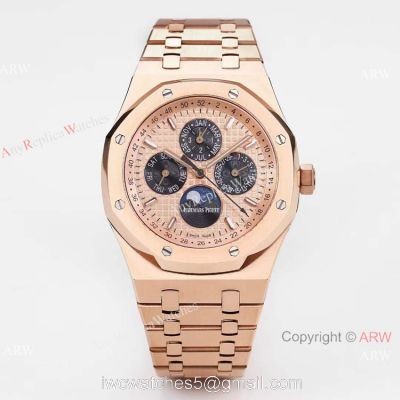 2021 New Replica Audemars Piguet Perpetual Calendar Royal Oak BF Cal.5134 Watch Rose Gold 41mm watches