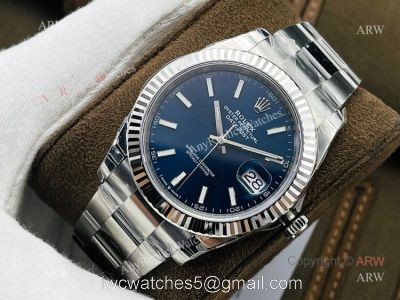 (VSF) Best Rolex Datejust 41 From VSF With Blue Dial Stainless Steel Oystersteel Watch watches