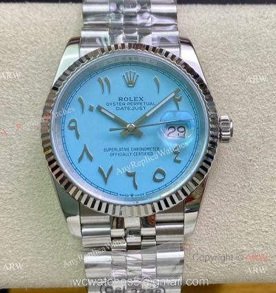 DIW Factory Rolex Datejust Middle East watch Swiss 3235 Movement Jubilee Strap 36mm watches