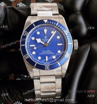 Vintage Tudor Heritage Watch Stainless Steel Blue Dial Automatic 42mm watches