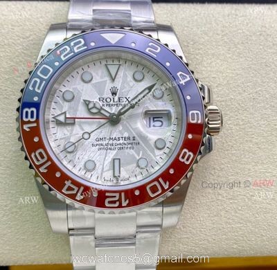 Super Clone 126719BLRO Rolex GMT Master II Pepsi Meteorite Watch Clean Factory watches