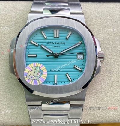 (2022 New) Replica Patek Philippe Nautilus Tif fany Limited edition Cal.324 Watch watches
