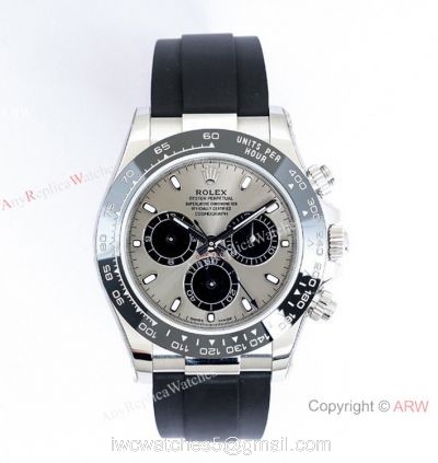 (EW) Swiss Grade Rolex Daytona 904L Steel Gray Dial Watch 7750 Movement watches