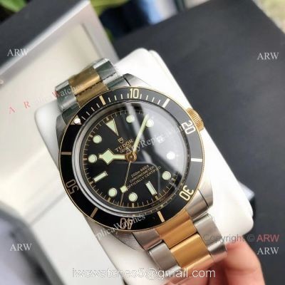 GD Factory Tudor Heritage Black Bay 2-Tone Black Matte Bezel Watch watches