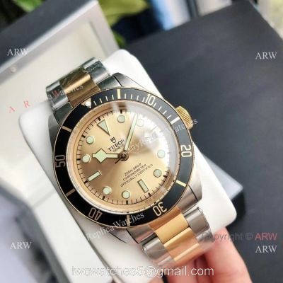 GD Factory Tudor Heritage Black Bay 8215 Watch 41mm Champagne Dial watches