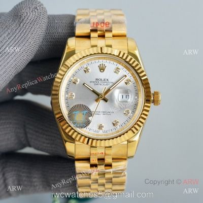 Swiss Quality Rolex Datejust II Citizen 8215 Watch Yellow Gold Jubilee Diamond Markers watches