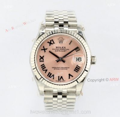 1:1 Pink Face Rolex Datejust 31 EW Factroy Replica Watches watches