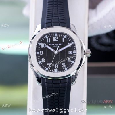 Swiss Quality Citizen 8215 Patek Philippe Aquanaut Watch Silver Case Black Dial watches
