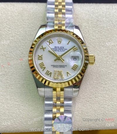 Swiss Rolex Lady-Datejust 28 279174 Watch Two Tone MOP Dial watches
