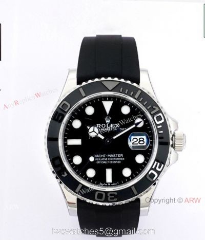 (EW) Super Clone Rolex Yachtmaster 42mm Stainless Steel Watch EWF Swiss 3235 Movement watches