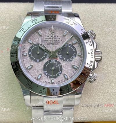 TW Factory Rolex Cosmograph Daytona Meteorite 7750 Chronograph Watch 40mm 904L Stainless steel watches