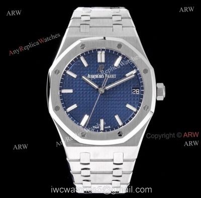 Superclone ZF Factory Audemars Piguet Royal Oak 15500 Blue Dial Watch 41mm watches
