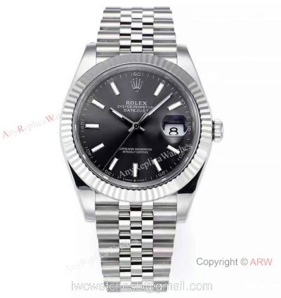 (JVS Factory) Rolex Datejust 72 Power Reserve JVS New 3235 Watch 41mm 904l Steel Rhodium Grey Dial watches