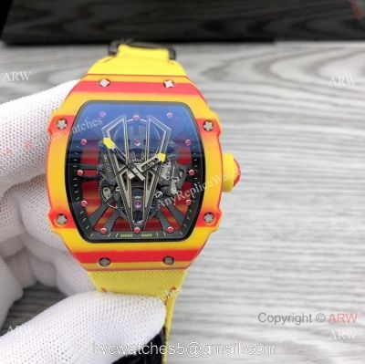 Swiss Richard Mille RM 27-03 Tourbillon Rafael Nadal Watch NTPT Carbon 48mm watches