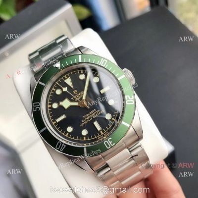 GD Factory Tudor Heritage Black Bay Green Matte Bezel Watch Citizen 8215 Automatic watches