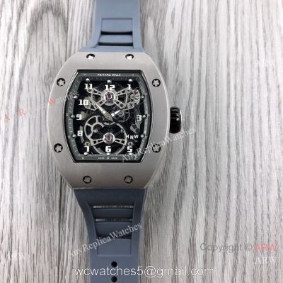 Swiss Richard Mille RM17-01 Tourbillion Watch Titanium Case watches