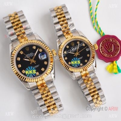 Replica ROLEX Datejust 2-Tone 28mm/36mm Citizen 8215 Watch watches