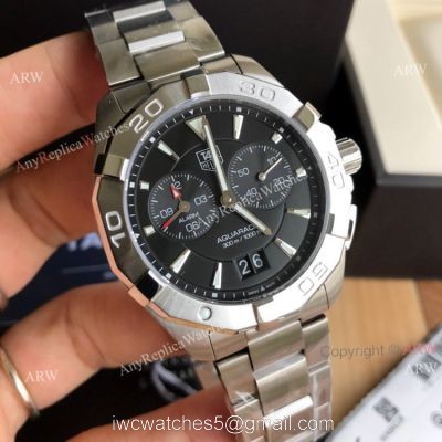 Swis Quality Tag Heuer Aquaracer 41mm Black Dial Swiss Ronda Quartz Movement Knockoff Watch watches
