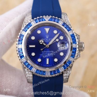Swiss Quality Rolex Submariner Citizen 8215 Watch Bucherer Blue Dial watches