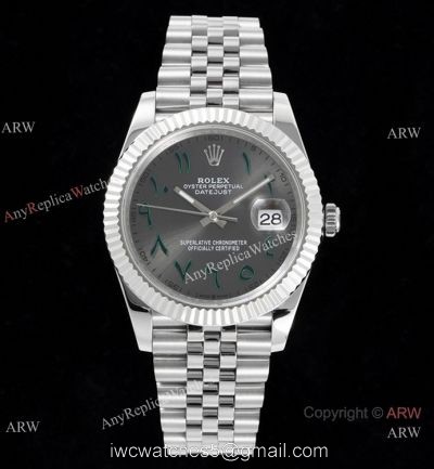 2022 New! Super Clone Rolex Datejust II Middle East Edition Swiss 3235 DIW 904L Watch Gray Arabic Dial watches