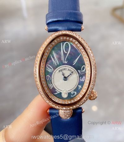 Breguet Reine De Naples Rose Gold MOP Dial Watch Lady Size watches