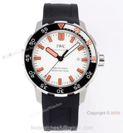 JVS Factory IWC Aquatimer 2000 Orange Edition Rubber Band AAA Replica 2022 New! watches