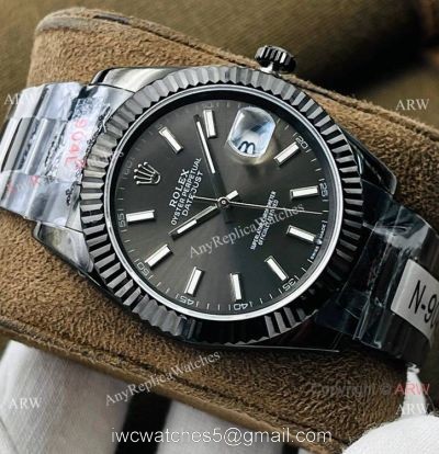 Swiss Copy Rolex Datejust II 41 &8216;Black Venom DR Factory 2824 Gray Dial for Men watches