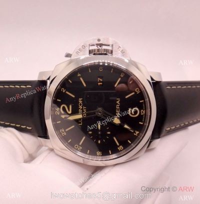 Swiss Grade Panerai Luminor 1950 GMT Black Dial 44mm Watch P9003 Movement watches