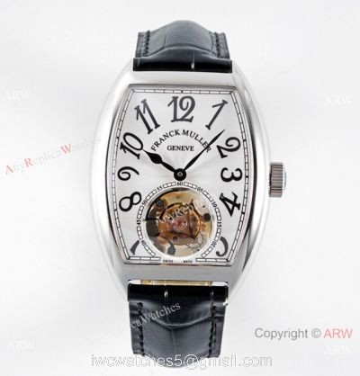 AB Factory Franck Muller Cintree Curvex Imperial Tourbillon Watch White Dial watches