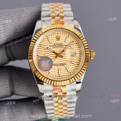 New Rolex Datejust 41 Two Tone Gold Dial Rolex Jubilee Watch Replica watches