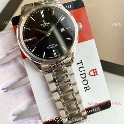 Swiss Quality Copy Tudor Geneve Ultra-thin Citizen 8215 Watches Stainless Steel Black Dial watches
