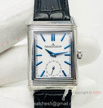 (ANF ) Grade 1A Replica Jaeger-LeCoultre Reverso Classic Large Duoface Small Second Watch 29mm White Dial watches