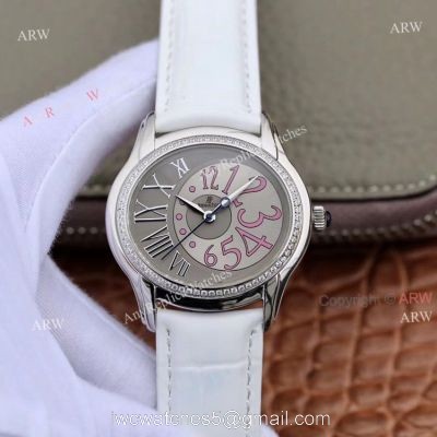 Swiss Quality Replica Audemars Piguet Millenary Stainless Steel Diamond Watch watches