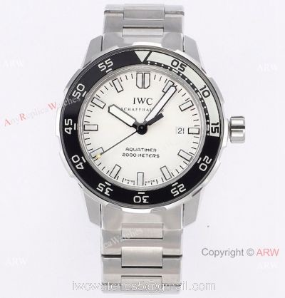 JVS Factory IWC Aquatimer Automatic 2000 Stainless Steel White Replica Watch 2022 New! watches