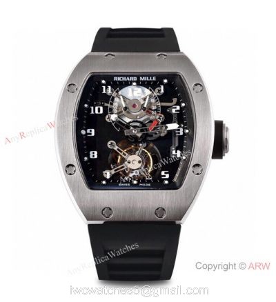 Super Clone Richard Mille RM001 Real Tourbillon JB Factory Stainless Steel Watch watches