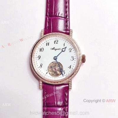New Copy Breguet Classique Tourbillon Diamond Case Watch Women 32mm watches