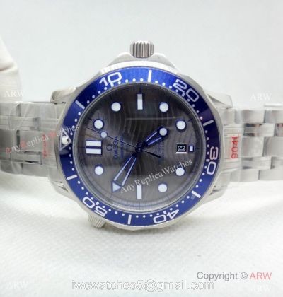 New Replica Omega Seamaster Diver 300m Watch Stainless Steel Case Blue Bezel watches