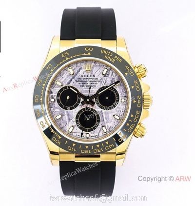 (EW) Swiss Copy Rolex Cosmograph Daytona MeteoriteGold 116518ln EWF 7750 Watch 40mm for Men watches