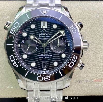 New Black Dial Omega Seamaster OMF Factory Replica Watches Clone Omega 9900 For Men watches