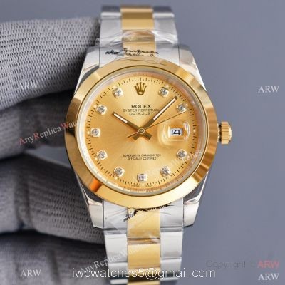 Swiss Quality Copy Rolex Datejust ii 41 Watch Citizen 8215 Movement Two Tone watches