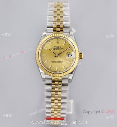 (EW)Swiss Grade Rolex 31-Datejust Jubilee Watch Champagne Dial watches