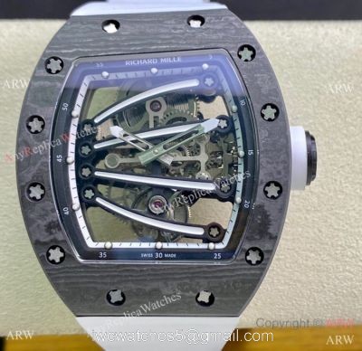 Super Clone Richard Mille Rm59-01 Tourbillon Yohan Blake Watch Carbon 42mm watches