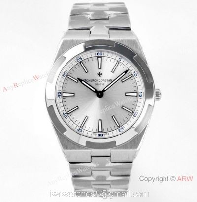 Swiss Copy Vacheron Constantin Overseas Ultra-Thin 2000v Watch Silver Dial Stainless Steel watches