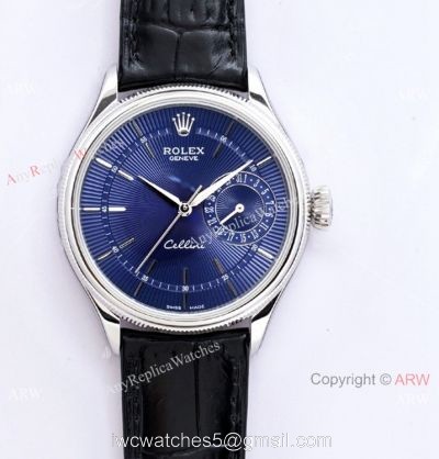(EW) Swiss Grade Rolex Cellini Date EWF 3165 Movement Watch Blue Dial 39mm watches