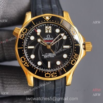 Swiss Quality Omega James Bond Limited Edition 300m Watch Citizen 8215 Rubber Strap watches